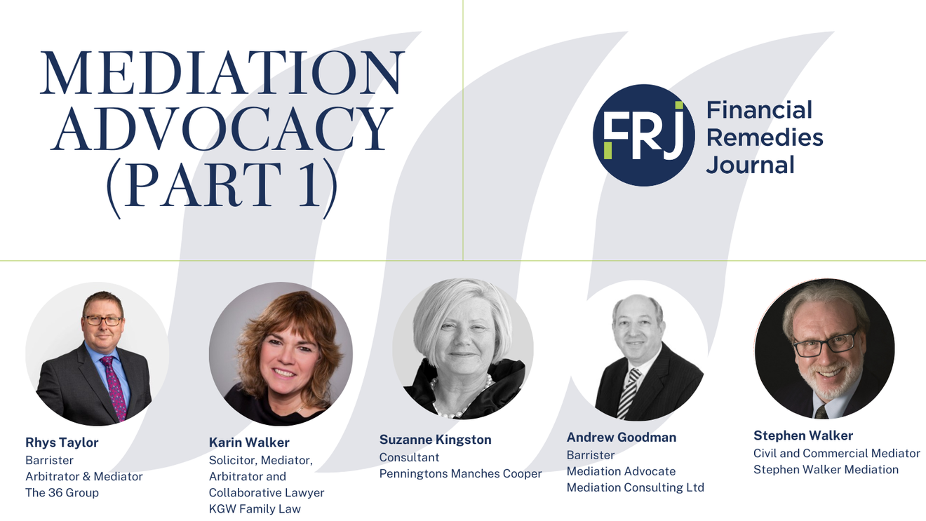 Watch - Mediation Advocacy (Part 1)