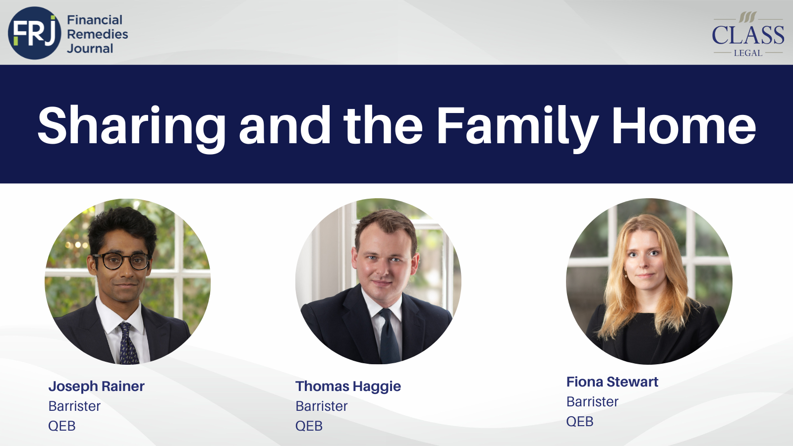 Watch | Sharing and the Family Home