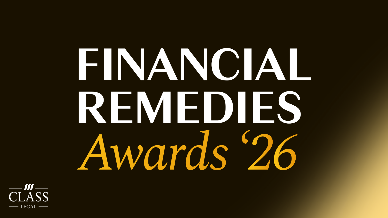 Recognising Excellence in Financial Remedies